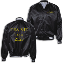 Load image into Gallery viewer, Kenny Loggins Black Satin Jacket
