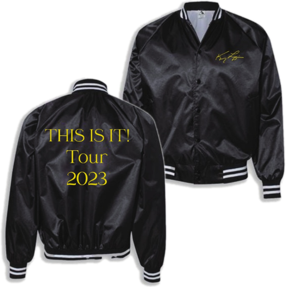 Kenny Loggins Black Satin Jacket