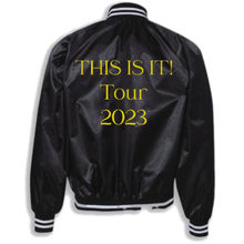 Load image into Gallery viewer, Kenny Loggins Black Satin Jacket
