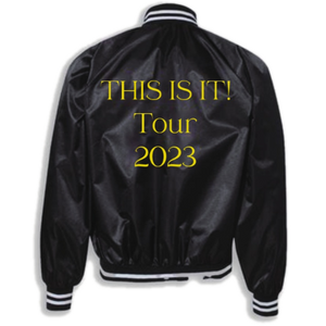Kenny Loggins Black Satin Jacket