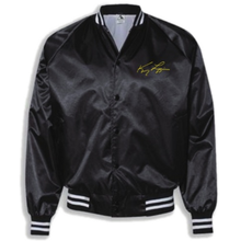 Load image into Gallery viewer, Kenny Loggins Black Satin Jacket
