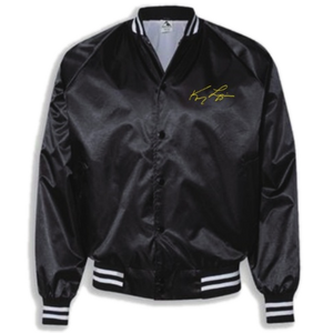 Kenny Loggins Black Satin Jacket