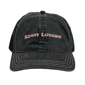 Kenny Loggins Washed Black Ballcap