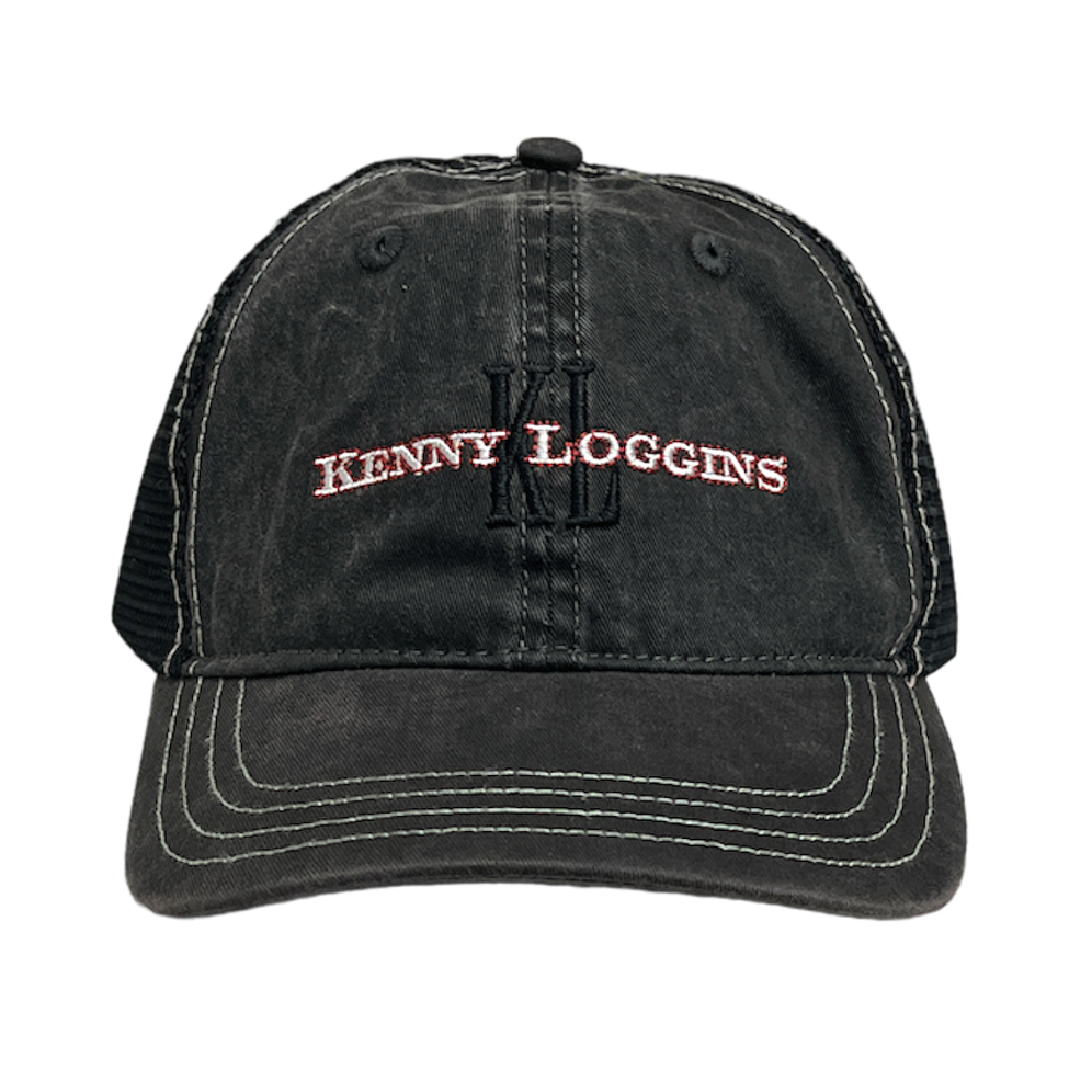 Kenny Loggins Washed Black Ballcap