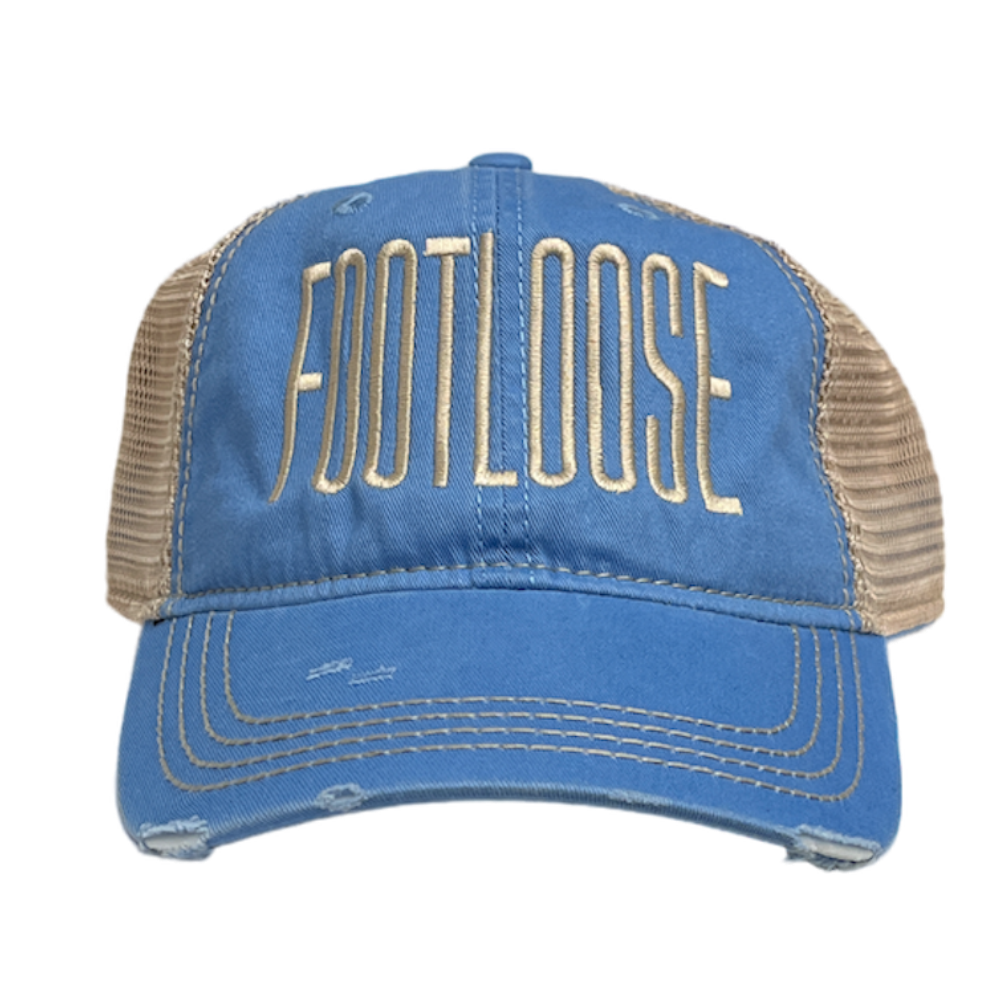 Kenny Loggins Blue and Khaki Footloose Ballcap