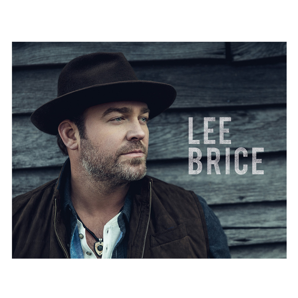 Lee Brice 8x10-Hat