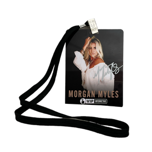 Morgan Myles Signed Interactive Laminate