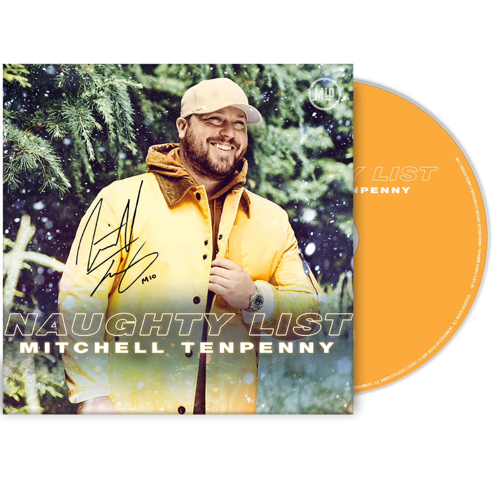 Mitchell Tenpenny SIGNED CD- Naughty List