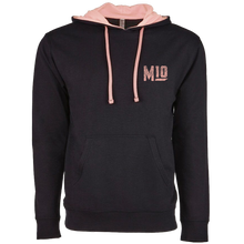 Load image into Gallery viewer, Mitchell Tenpenny Black and Pink Owl Hoodie
