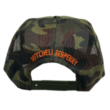 Load image into Gallery viewer, Mitchell Tenpenny Camo Trucker Hat
