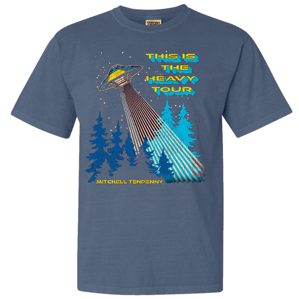 Mitchell Tenpenny Navy UFO Tour Tee
