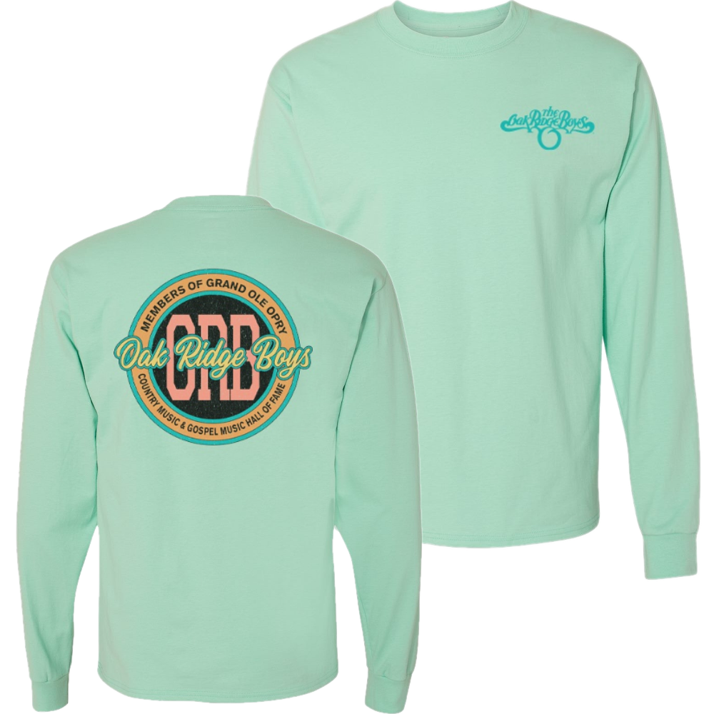 Oak Ridge Boys Long Sleeve Mint Tee