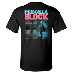 Priscilla Block Black 3 Photo Retro Tour Tee
