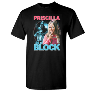 Priscilla Block Black 3 Photo Retro Tour Tee