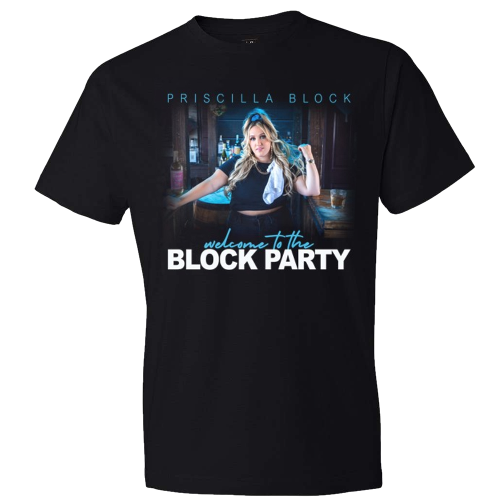 Priscilla Block Black 2022 Tour Tee