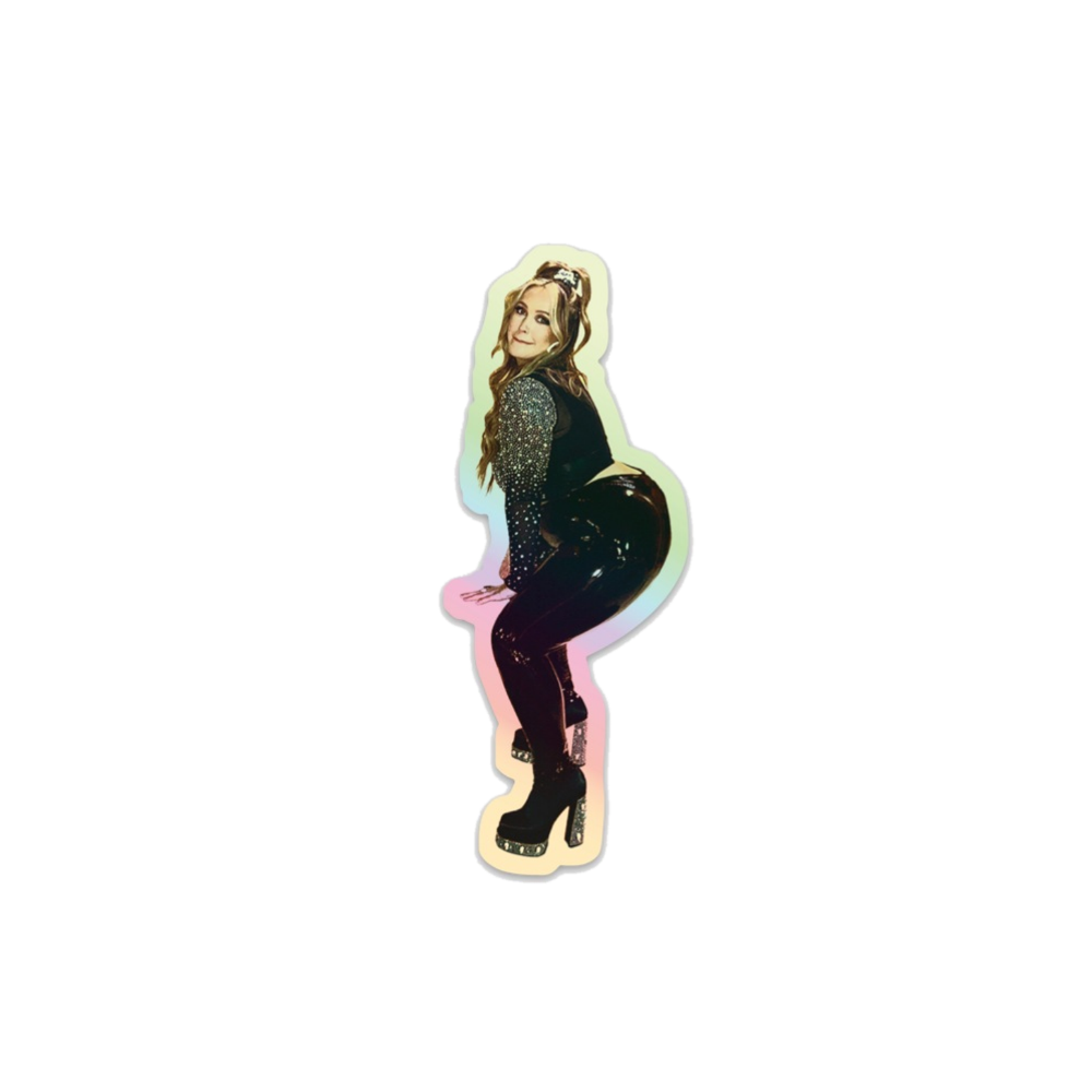 Priscilla Block Holographic Sticker