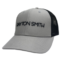 Load image into Gallery viewer, Payton Smith Grey and Black Ballcap

