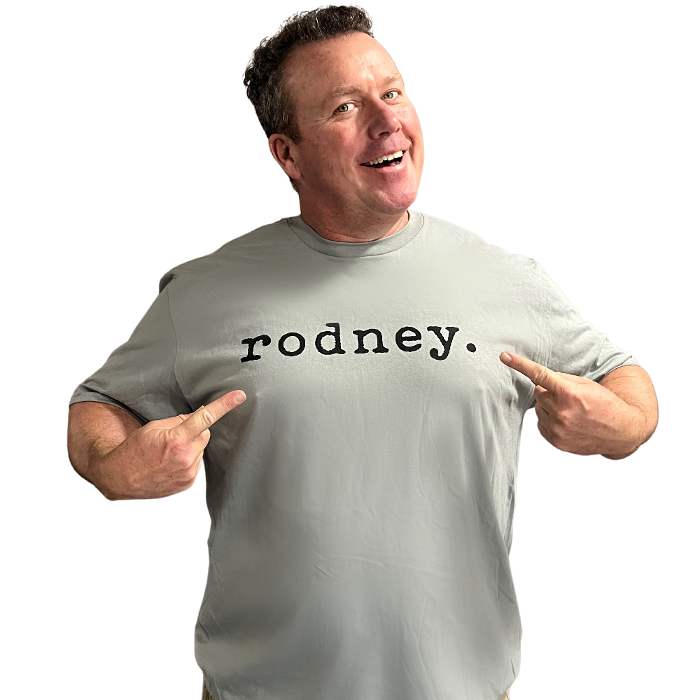 Rodney Carrington Grey Type Tee