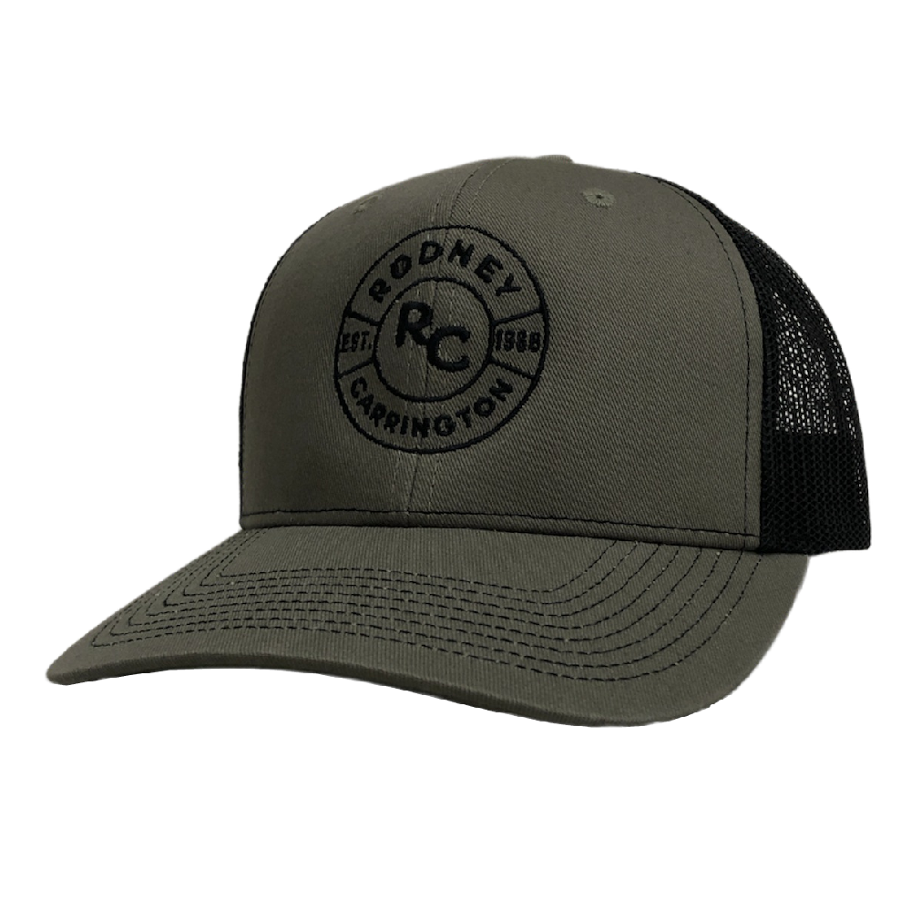Rodney Carrington Olive and Black Logo Ballcap – Richards and Southern
