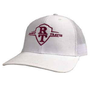 Randy Travis White Pink Logo Ballcap