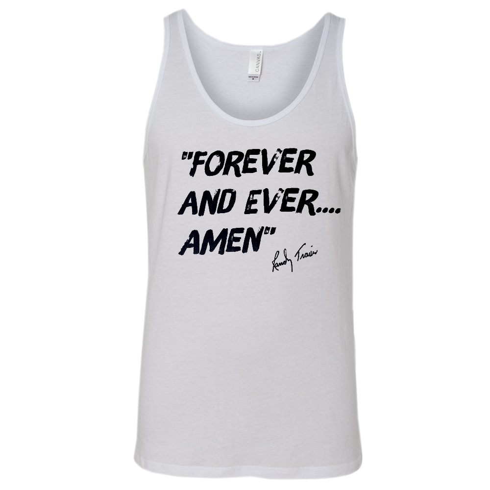 Randy Travis White Forever and Ever Tank Top