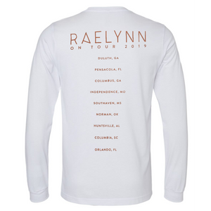 RaeLynn 2019 Long Sleeve White Tee
