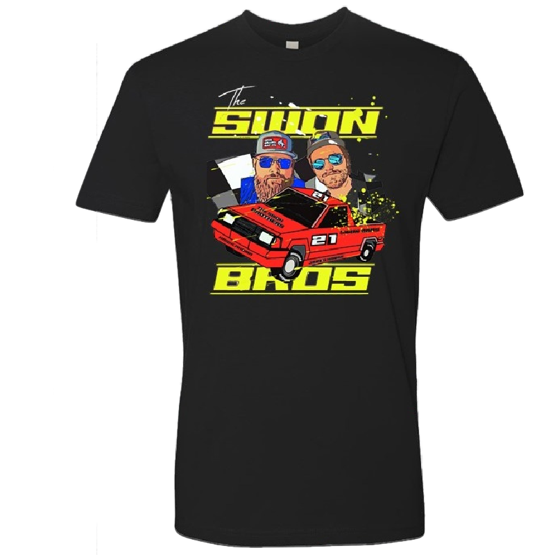 The Swon Brother Black Racecar Tee