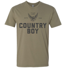 Load image into Gallery viewer, Tyler Farr Light Olive Country Boy Tee
