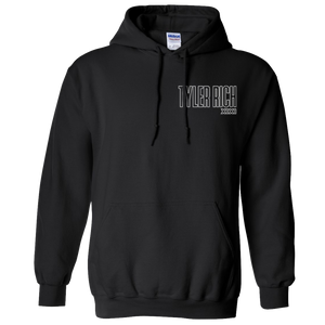 Tyler Rich Black Pullover Eagle Hoodie