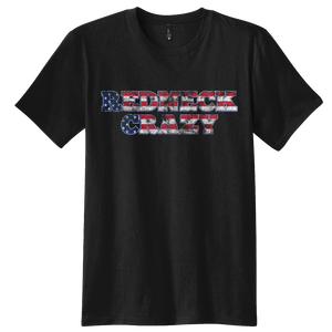 Tyler Farr Black Redneck Crazy USA Tee