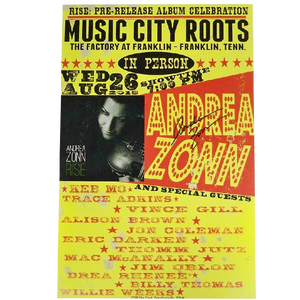Andrea Zonn AUTOGRAPHED Poster