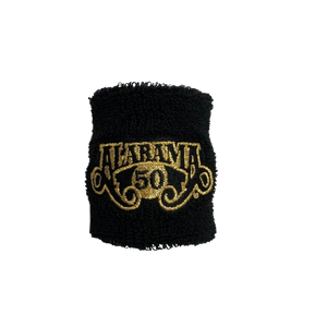 Alabama 50th Anniversary Black Wristband