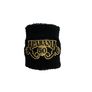 Alabama 50th Anniversary Black Wristband