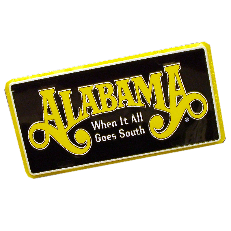 Alabama When It All goes South License Plate