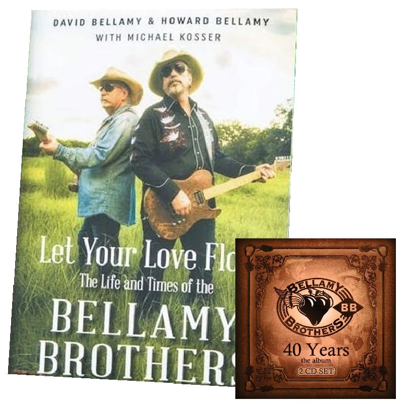 Bellamy Brothers Signed Book and CD Bundle