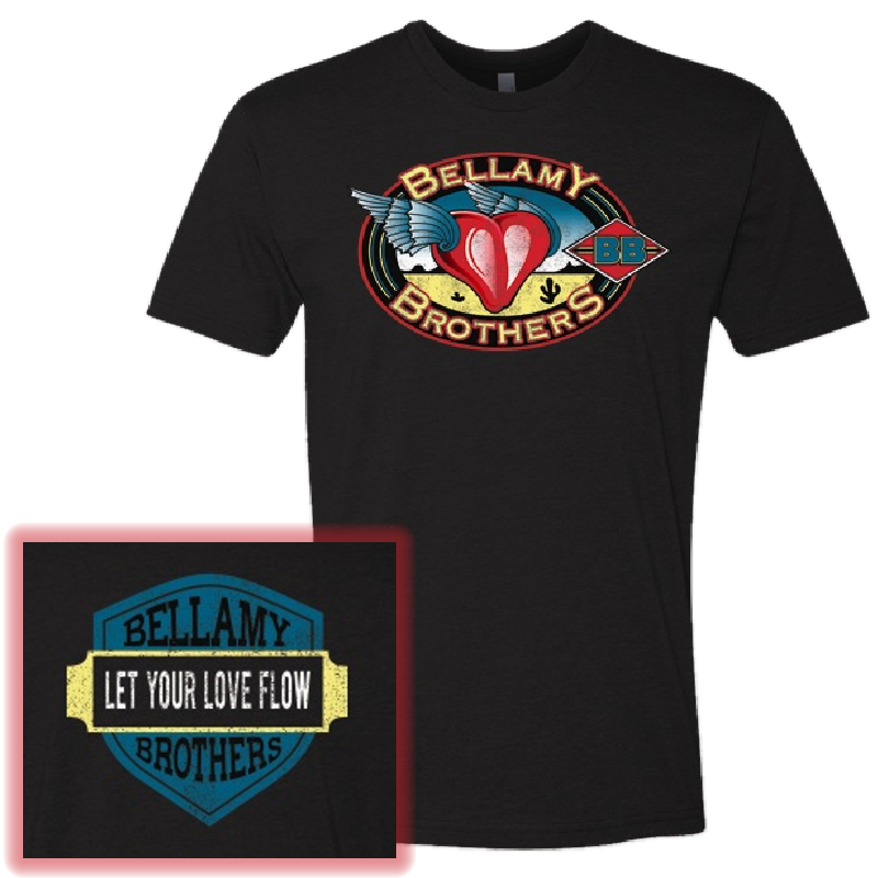 Bellamy Brothers Black Logo Tee