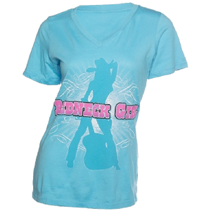 Bellamy Brothers Ladies Turquoise V Neck Tee