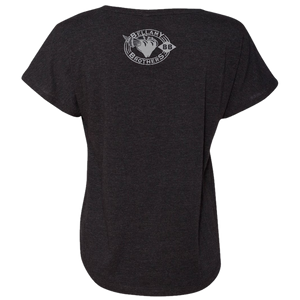 Bellamy Brothers Ladies Vintage Black Dolman Top