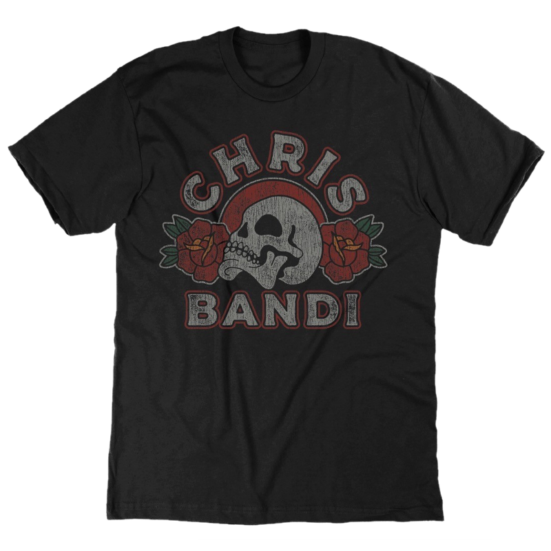 Chris Bandi Black Skull Tee