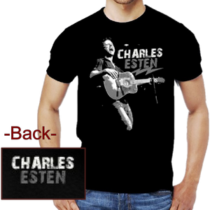 Charles Esten Black Tee- Live Shot