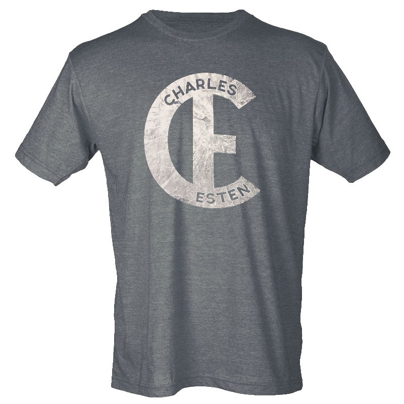 Charles Esten Heather Charcoal Logo Tee