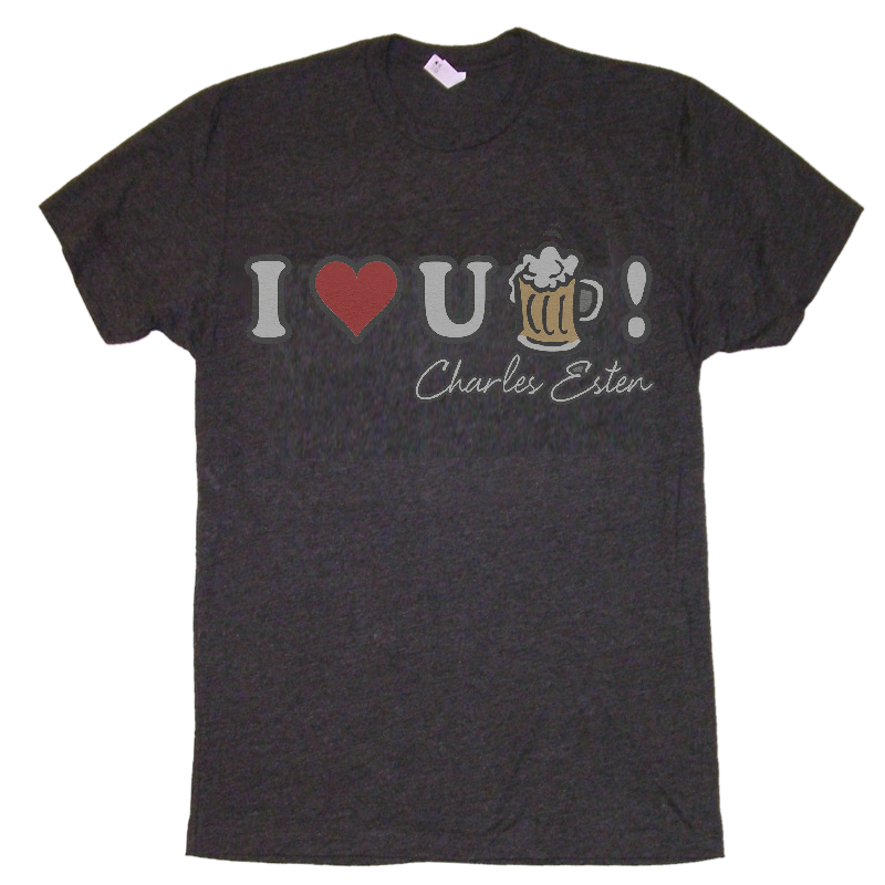 Charles Esten Heather Navy Beer Tee