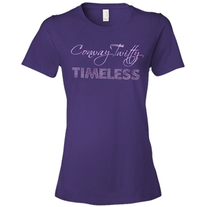 Conway Twitty Ladies Purple Timeless Tee