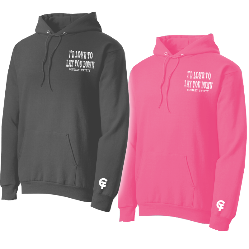 Conway Twitty Lay You Down Pullover Hoodie