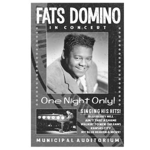 Fats Domino Poster