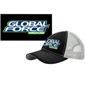 Global Force Wrestling Black and Grey Ballcap