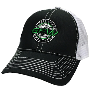 Global Force Wrestling Black and White Ballcap