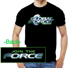 Load image into Gallery viewer, Global Force Wrestling Black Logo Tee
