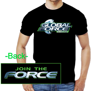 Global Force Wrestling Black Logo Tee