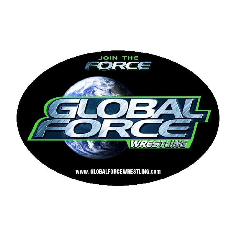 Global Force Wrestling Oval Decal